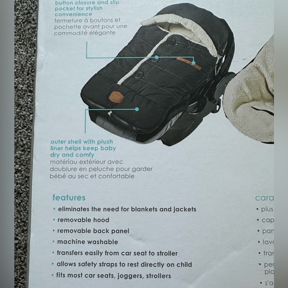 J J Cole Buffalo Check Car Seat Cover- Urban Bundle - Picture 5 of 7